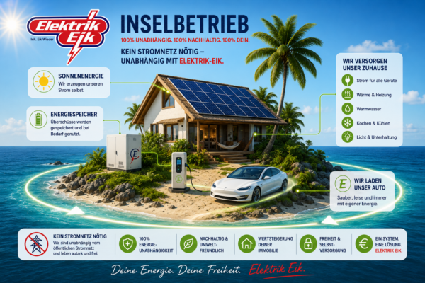 Inselbetrieb mit Elektrik Eik